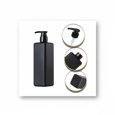 Reusable Black Soap Bottle Dispenser 500ml - 1/2/4 Pack - Gomix Brands Outlet