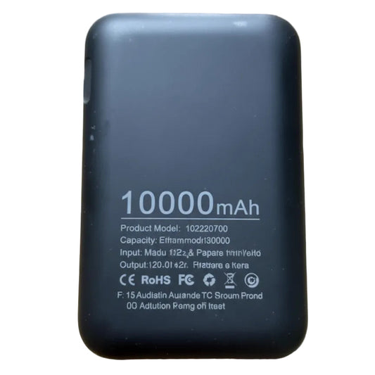 Yoosang Mini 10000mAh Portable Power Bank Black High-Speed Charging