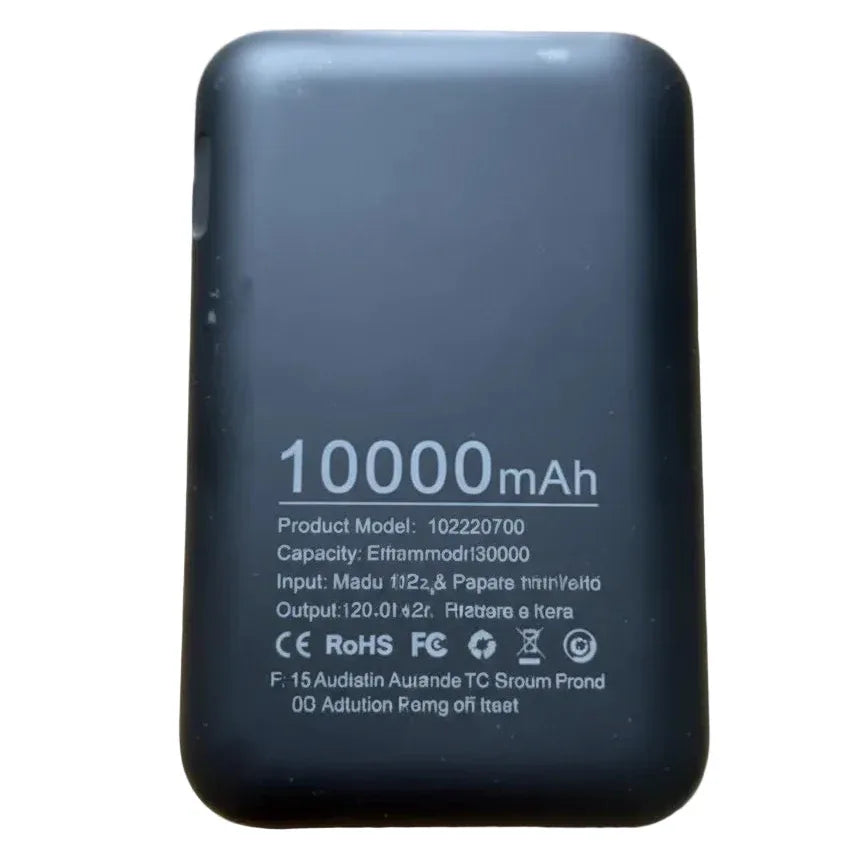 Yoosang Mini 10000mAh Portable Power Bank Black High-Speed Charging - Gomix Brands Outlet