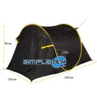 National Geographic 2-Person Igloo Pop-up Camping Tent - 2 Pack