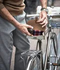 Basil Saddle Bag Portland Dark Red Weatherproof Cotton Leather Vintage Look - Gomix Brands Outlet