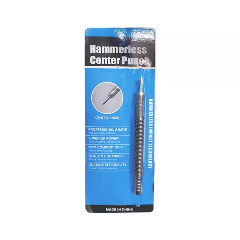 Hammerless Spring Punch Forged Steel Pin Punch Tool