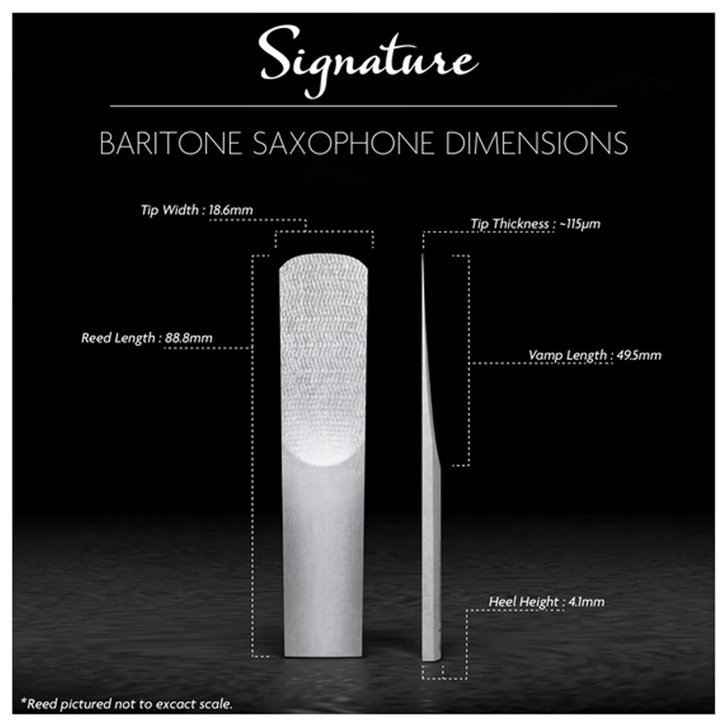 Legere Signature Baritone Saxophone Reed Strength 2.00 Versatile Synthetic
