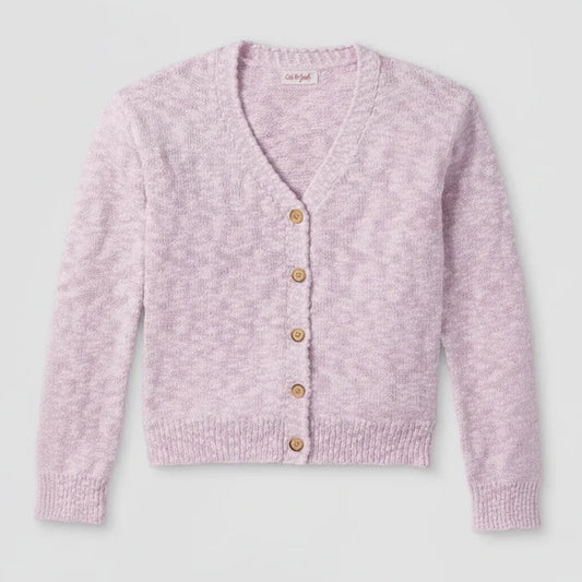 Cat & Jack Girls Cream Knit Cardigan - Gomix Brands Outlet