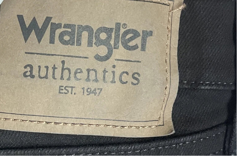 Wrangler Authentic Men's Classic 5-Pocket Relaxed Fit Cotton Jean, Black