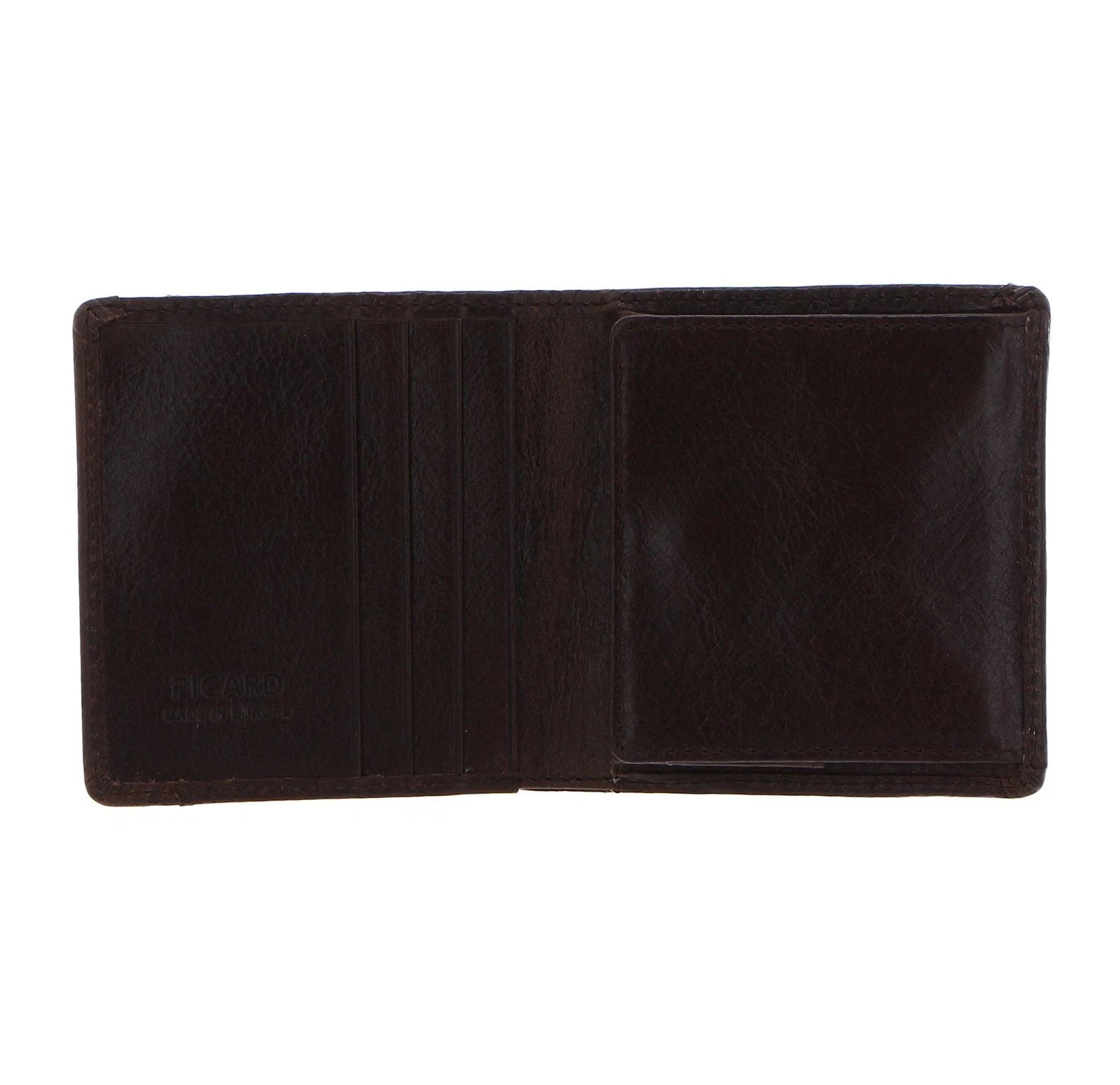 PICARD Buddy 1 Slim Buffalo Leather Wallet – Dark Café Brown