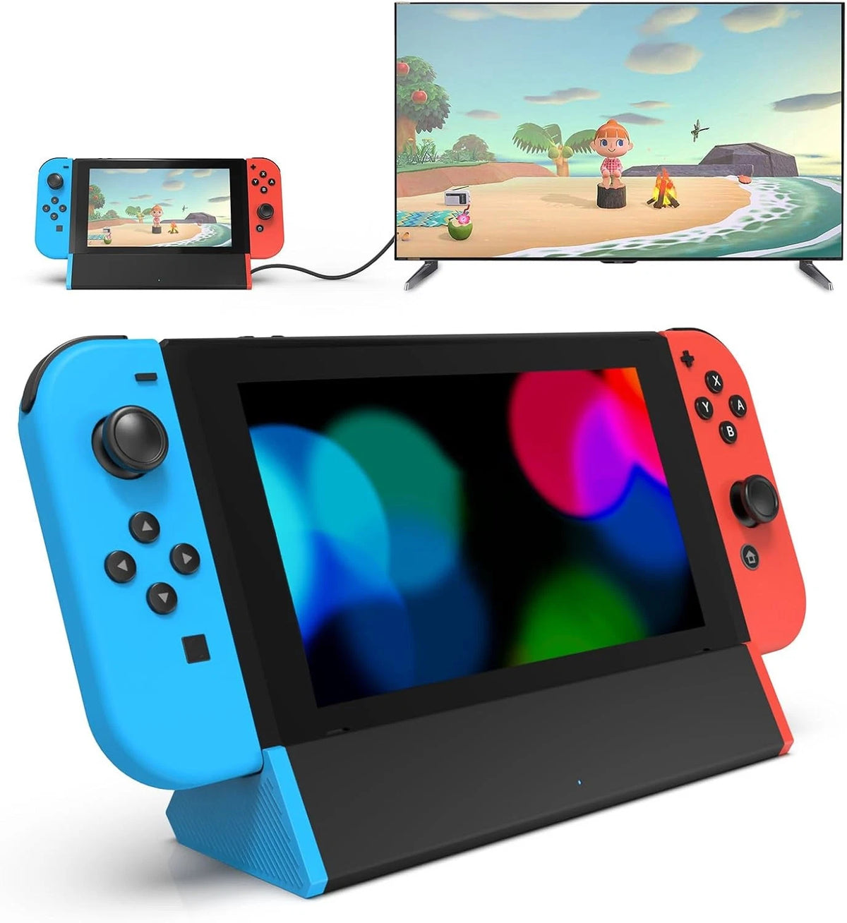 SiWiQU Switch Dock 3 for Nintendo Switch/OLED Portable Docking Station