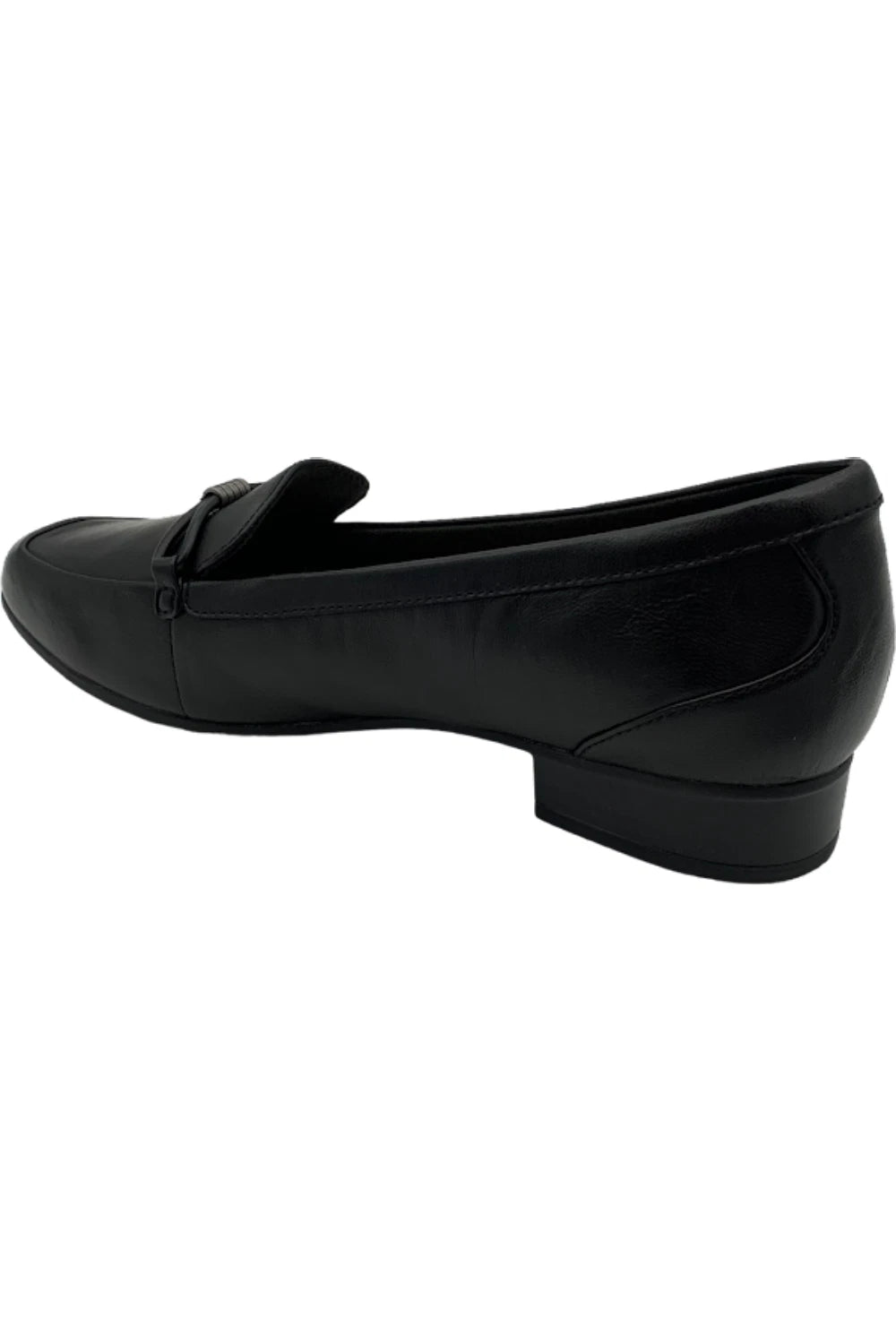 Clarks Collection Leather Slip-On Loafer Juliet Shine Black