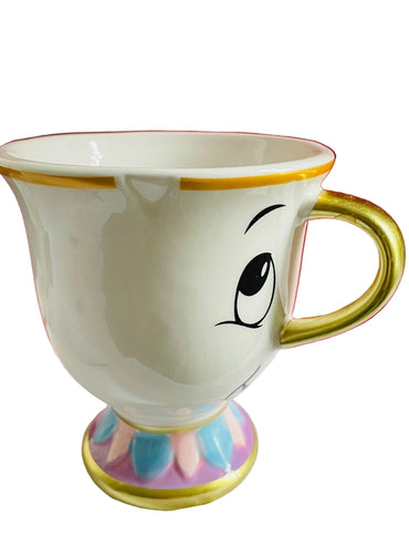 Primark Disney Beauty and the Beast Ceramic Chip Mug White