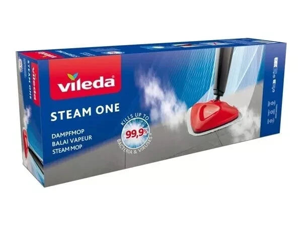 Vileda STEAM ONE Steam Cleaner Mop: Kills 99.9% Bacteria & Viruses