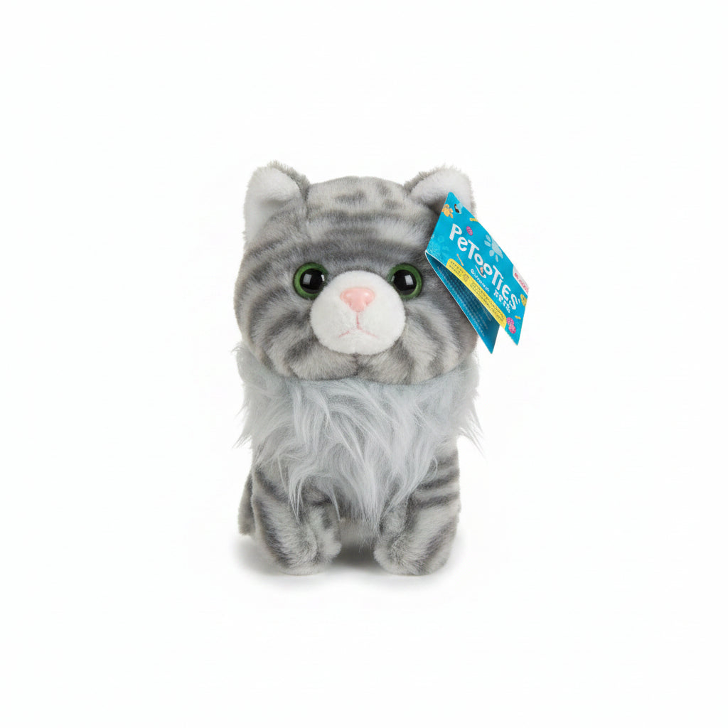 Russ Petooties Pets Ingrid Maine Coon Cat Plush Gray