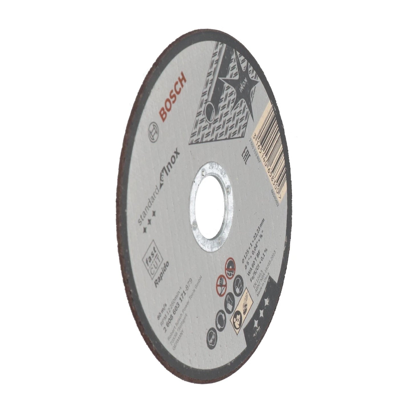 Bosch 125mm Ultra-Thin Stainless Steel Cutting Disc for Angle Grinders