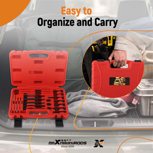 22-Piece Glow Plug Extraction Kit for M8 & M10 Engines