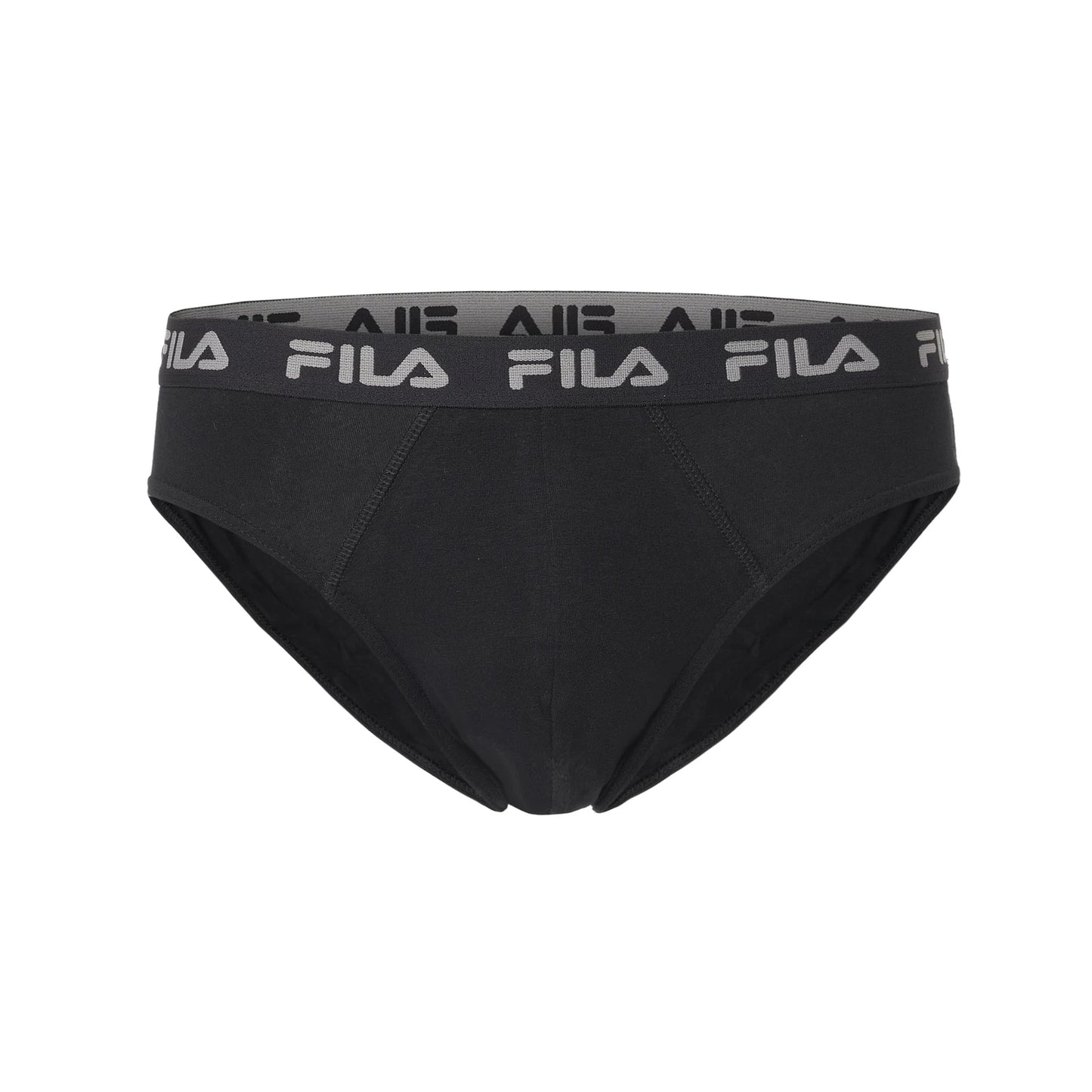 FILA Men's Black XL Cotton‑Elastane Slip Underwear – Sport Style
