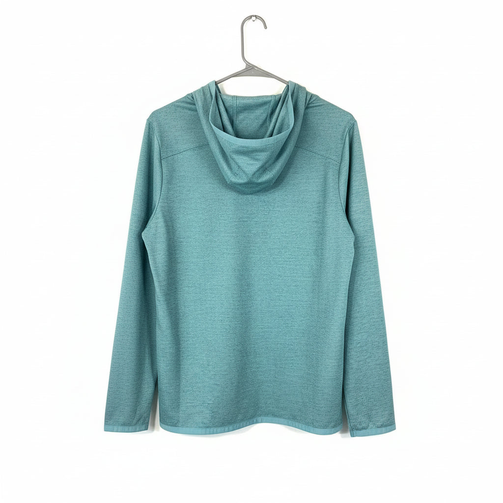 All in Motion Full Zip Hooded Sweatshirt Teal Size M