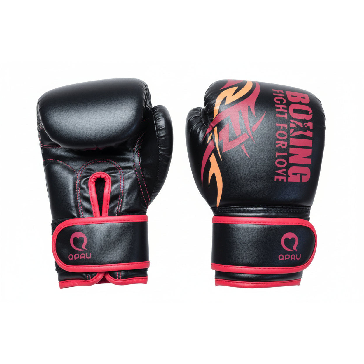 Red and Black 6oz Boxing Gloves – Fight for Love