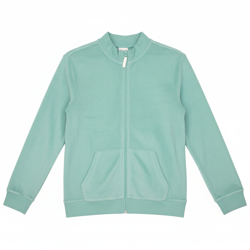 Cat & Jack Boys Green Microfleece Jacket Size L