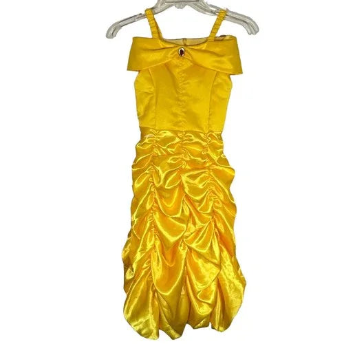 DBOW Beauty Beast Yellow Princess Belle Girl Dress - Gomix Brands Outlet