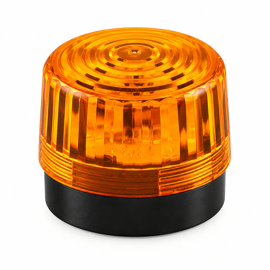 Velleman HAA100AN Amber LED Flashing Light 12V 100mm