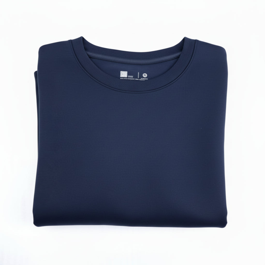 Xersion Navy Stretch Pullover Sweatshirt for Women Size L