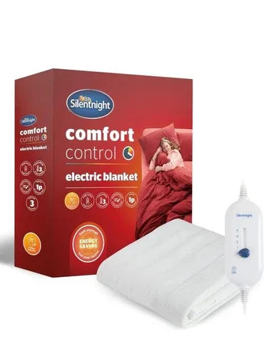 Silentnight Comfort Control Electric Blanket Double Fleece 135x120cm - Gomix Brands Outlet
