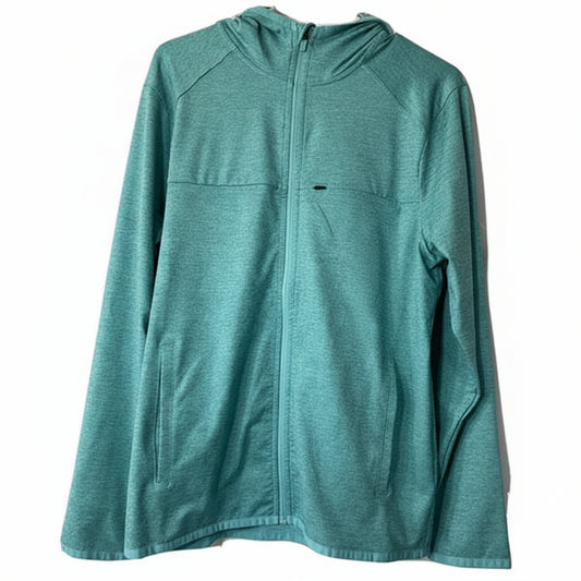 All in Motion Full Zip Hooded Sweatshirt Teal Size M