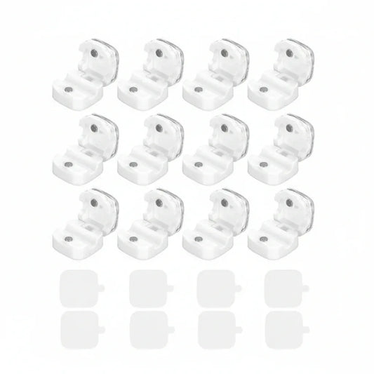 10 PCS Magnetic Cable Clips White Self-Adhesive Organizer for Home Office - Gomix Brands Outlet