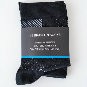 Premium Neuropathy Compression Socks – Black, Size S, Dual Pair