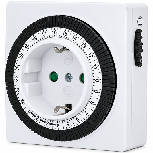 UNITEC EIM20-007 Mechanical Daily Timer for Indoor IP20 Square Design