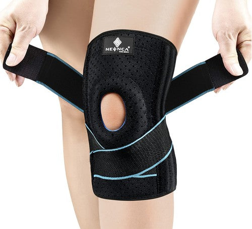 Adjustable Knee Brace with Stabilizers & Gel Pads for Optimal Support