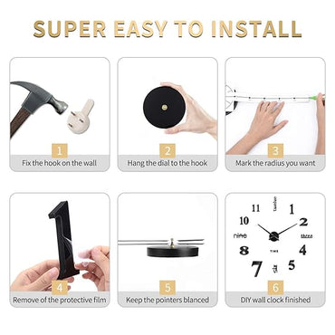 SOLEDI DIY Wall Clock