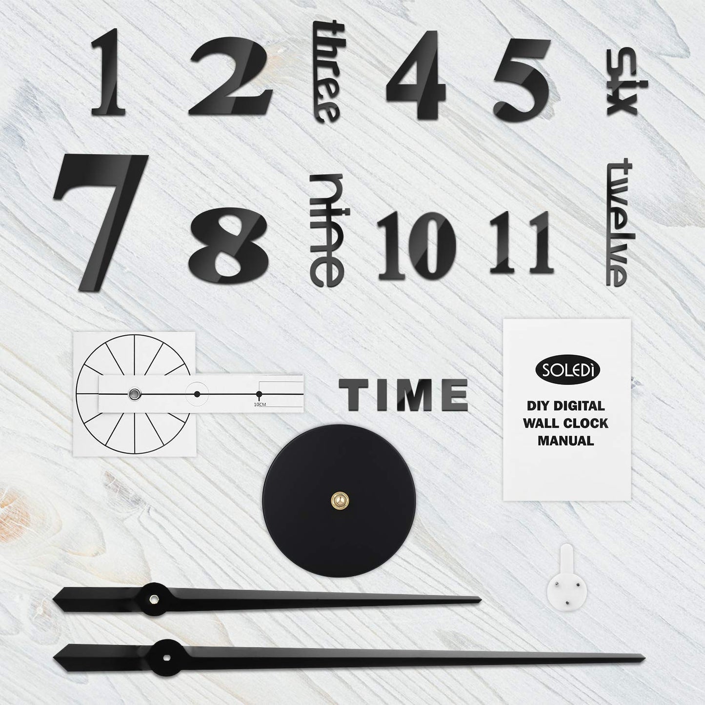 SOLEDI DIY Wall Clock