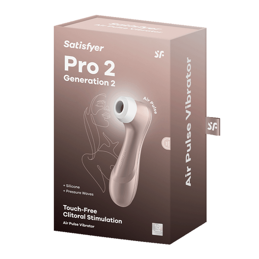 Satisfyer Pro 2 Generation 2 Air Pulse Clitoral Vibrator - 11 Intensities, Waterproof - Gomix Brands Outlet