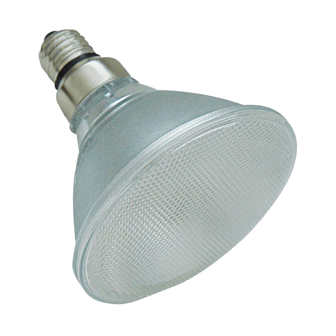 Light bulb on a white background