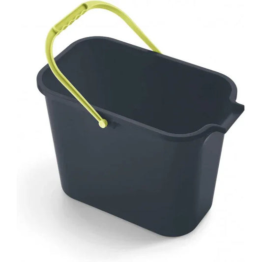 Mery 12L Rectangular Plastic Cleaning Bucket with Ergonomic Handle and Spout - Gomix Brands Outlet