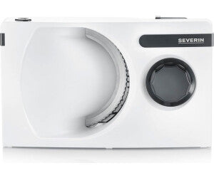Severin AS3912 Compact Electric Food Slicer - Adjustable Thickness, Foldable Stainless Steel