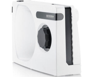 Severin AS3912 Compact Electric Food Slicer - Adjustable Thickness, Foldable Stainless Steel