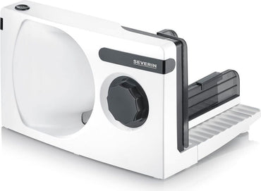 Severin AS3912 Compact Electric Food Slicer - Adjustable Thickness, Foldable Stainless Steel
