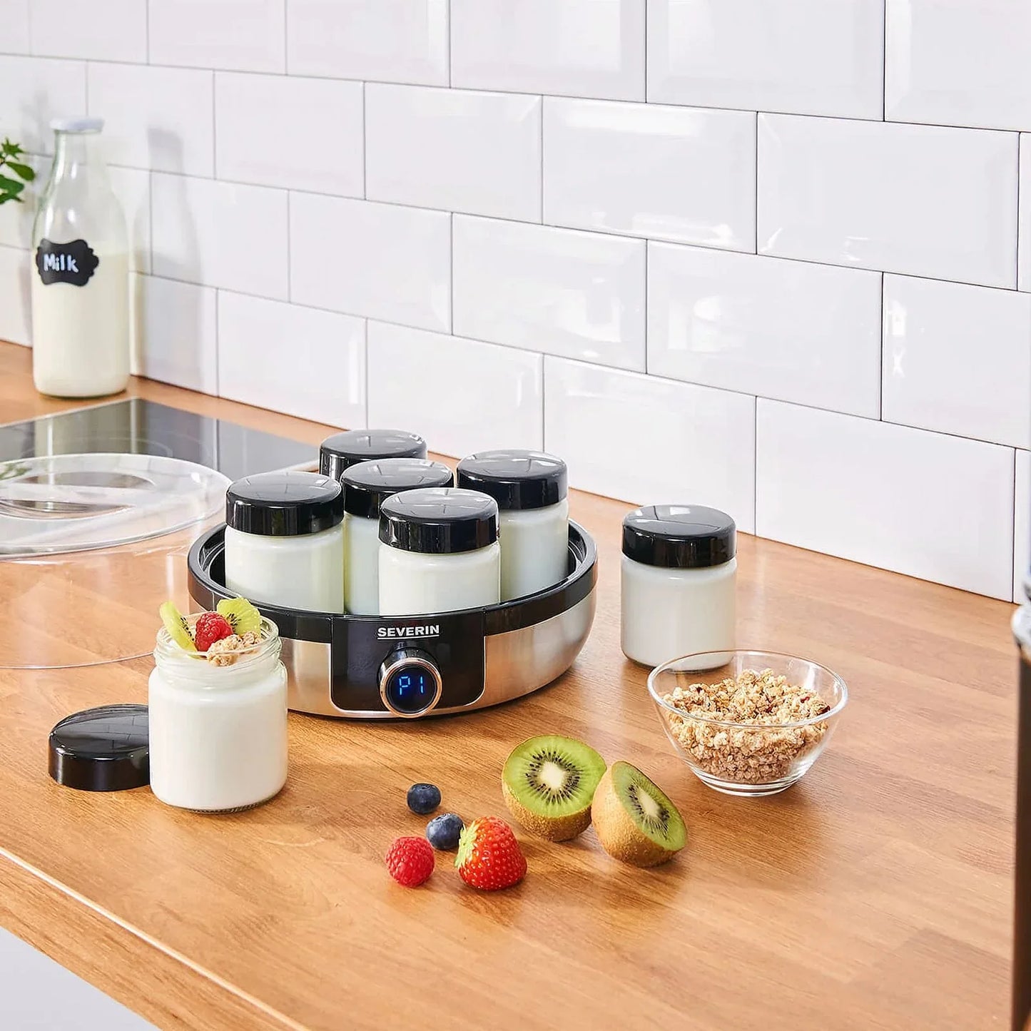 Severin JG 3521 Digital Yogurt Maker with Automatic Programs - Gomix Brands Outlet