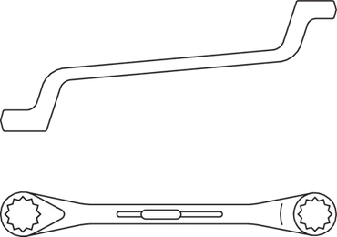 Gedore UD-Profile Double Ended Ring Spanner - Durable Vanadium Steel - Gomix Brands Outlet