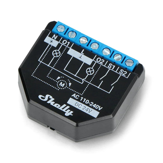 Shelly Plus 2PM: Smart 2-Channel WiFi Switch & Roller Shutter Controller - Gomix Brands Outlet