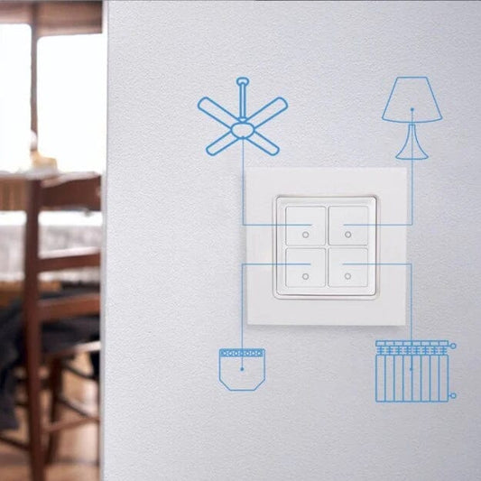 Shelly Wall Switch 4 4-Button Wi-Fi Smart Home Controller