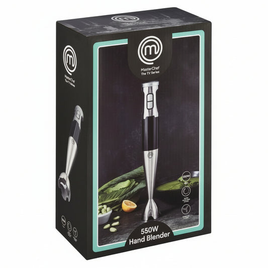 MasterChef Powerful 550W Hand Blender: Versatile Immersion Stick Mixer for Kitchen