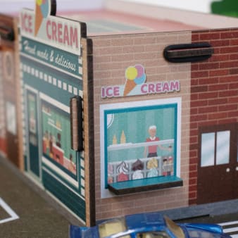 MyRoads Bakery & Ice Cream Shop: Creative Road Building Expansion Set for Kids