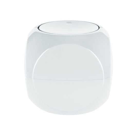 Spirella DICE 1L White Polypropylene Tipping Bin for Bathroom and Kitchen