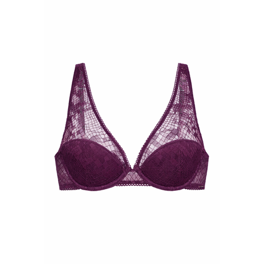 DORINA Jamie Light Padded Plunge Bra Soft Mesh Wire Support