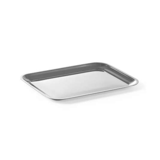 Durable Stainless Steel Rectangular Serving Dish Tray for Professional Kitchen Use