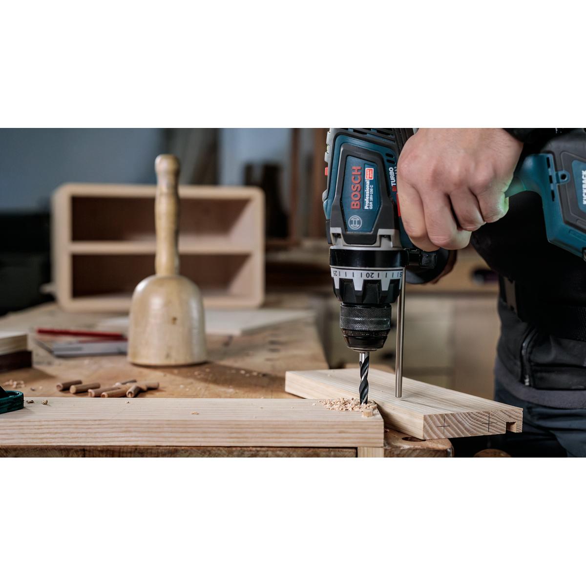 Bosch PRO Wood Brad Point Drill Bit Set: Accurate, Splinter-Free Wood Drilling