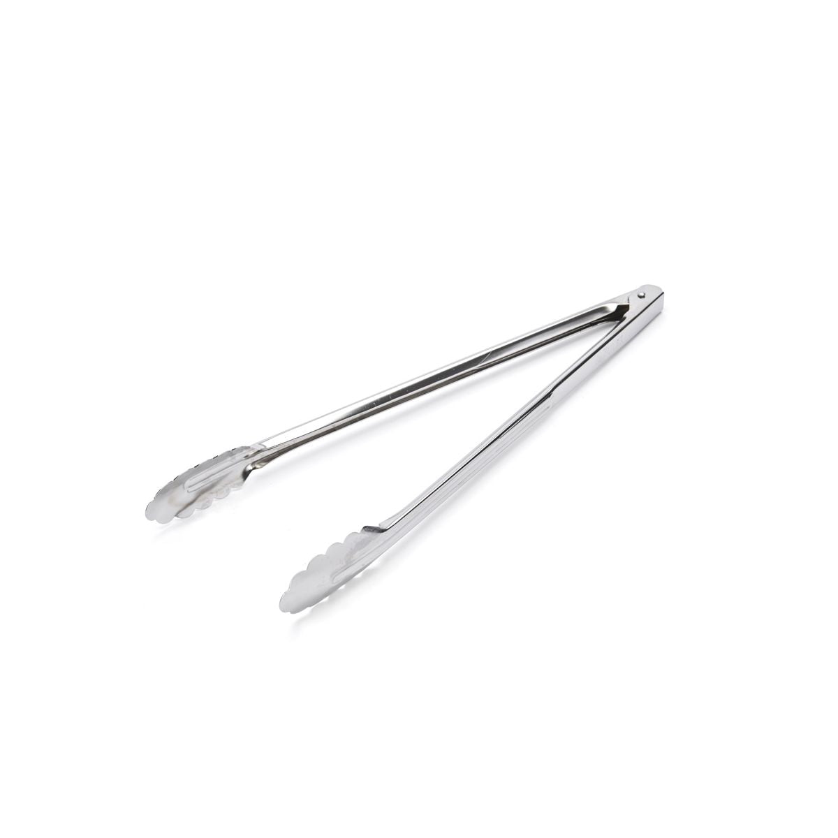 Stainless Steel Utility Tongs 30cm with Oak Leaf Ends