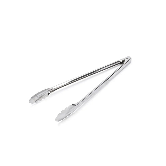 Stainless Steel Utility Tongs 30cm with Oak Leaf Ends